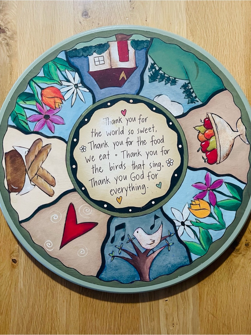 Gorgeous ART FOLKSY Decorative Round lazy Susan turntable